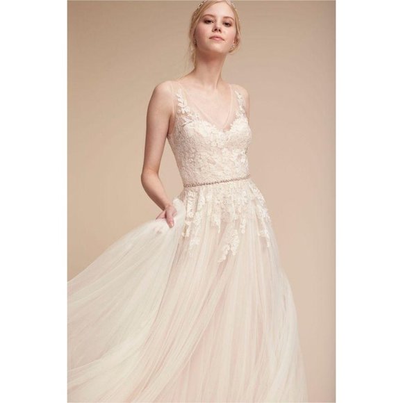 Reagan Dress Bhldn Wtoo BHLDN Reagan Gown – Nearly Newlywed
